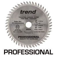 Trend Circular Saw Blade FT/160X48X20A Professional Fine Trim 160mm x 48T x 20mm - £57.49 INC VAT