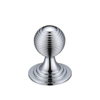 Zoo Queen Anne Ringed Cabinet Knob FCH08ACP 25mm Polished Chrome 4.54