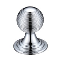 Zoo Queen Anne Ringed Cabinet Knob FCH08CCP 38mm Polished Chrome 9.10