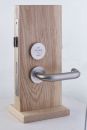 Zoo Hardware Lift to Lock Disabled Bathroom Lockset Satin Stainless Steel - £65.66 INC VAT