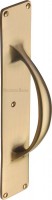 Heritage Brass 195mm Pull Handle on 303mm x 53mm Plate V1155-SB Satin Brass 80.18