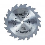 Trend Circular Saw Blade CSB/16024T CraftPro TCT 160mm 24T 16mm Thin 21.94