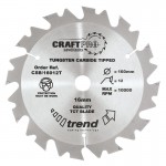 TREND CSB/16012T WOOD SAWBLADE 160X20X12TX1.8 27.29