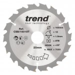 TREND CSB/16018T WOOD SAWBLADE 160X20X18TX1.8 29.23