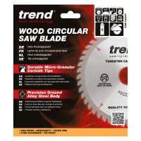 TREND CSB/16042T WOOD SAWBLADE 160X20X42TX1.8 37.03