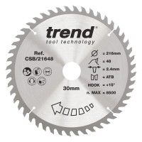 TREND CSB/21648 WOOD SAWBLADE 216X30X48TX2.4 50.66