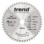 TREND CSB/23548 WOOD SAWBLADE 235X30X48TX2.8 54.58