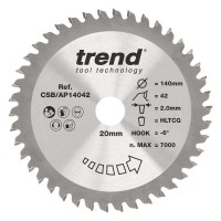 TREND CSB/AP14042 AP SAWBLADE 140X20X42TX2.0 31.18