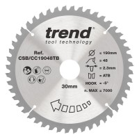 TREND CSB/CC19048TB WOOD CC SAWBLADE 190X30X48TX2.3 46.78