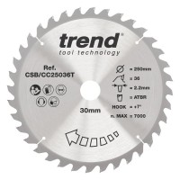 TREND CSB/CC25036T WOOD CC SAWBLADE 250X30X36TX2.2 52.61