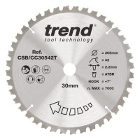 TREND CSB/CC30542T WOOD CC SAWBLADE 305X30X42TX2.2 68.21