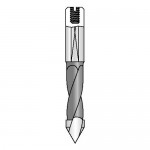 Trend IT/2017647 Ditec TCT Through Hole Drill 10x57.5x10x25 Right Hand 24.00