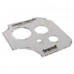 Trend Temp/COR/A Template Corner/Hole 50/75/100 Dia 71.65