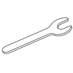 Trend WP-CRTMK3/51 Spanner Pressed Steel 10mm A/F for the CRT/MK3 1.10