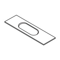 Trend WP-Lock/T/237 Lock/Jig Face Plate 26x52mm (RE) 13.80