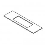 Trend WP-Lock/T/279 Lock/Jig Face Plate 30x60.5mm 13.80