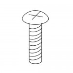 Trend WP-T4/084 Machine Screw Pan M4 x 14mm Pozi 1.11