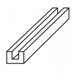 Trend WP-WRT/62 Table Top Back Fence Extrusion 11.12