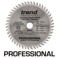 Trend Circular Saw Blade FT/165X48X20 Professional TCT Fine Trim 165mm x 48T x 20mm - £57.49 INC VAT