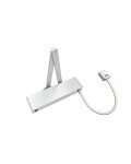 Vier Electromagnetic Door Closer Hold Open Swing Free Size 4 Semi Radius Cover Silver 168.51