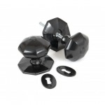 Anvil 33065 Large Octagonal Mortice or Rim Knob Set Black 70.99