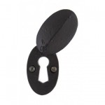 Anvil 33254 Oval Lever Key Escutcheon & Cover Black 8.80