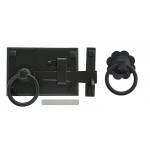 Anvil 33294 Cottage Latch Set Left Hand Black 98.35