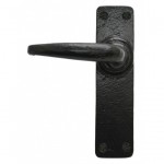 Anvil 33317 Smooth Lever Latch Door Handles Black 33.40