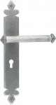 Anvil 33608 Tudor Lever Lock Door Handles Pewter Patina 100.48