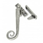 Anvil 33618 Night Vent Locking Monkeytail Window Casement Fastener Left Hand Pewter Patina 29.81