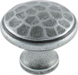 Anvil 33626 30mm Beaten Cupboard Knob Pewter Patina 10.31