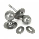 Anvil 33778 Round Mortice or Rim Knob Set Pewter 49.92