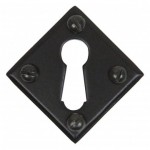 Anvil 33965 Diamond Lever Key Escutcheon Black 15.62