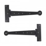 Anvil 33988 Penny End 9\" Tee Hinges per Pair Black 33.70