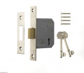 Era 472-61 65mm 3 Lever Mortice Deadlock Chrome 9.87