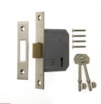 Era 472-31 65mm 3 Lever Mortice Deadlock Brass 12.82