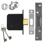 Securefast 76mm 5 Lever Deadlock Satin BS3621-2007 34.85