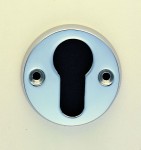 Carlisle Brass Euro Profile Escutcheon Face Fix AA145CP Polished Chrome 9.60