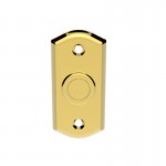 Carlisle Brass Shaped Bell Push AQ31PVD PVD Brass 22.44