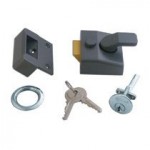 Asec AS1703 Narrow 40mm Deadlocking Rim Nightlatch DMG/SC 30.66