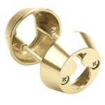 ASSA Cylinder Accessory Set 18256 18mm Brass 74.05