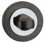 Fortessa Bathroom Turn & Release Gun Metal Grey & Polished Chrome 16.52