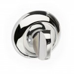 Mediterranean Bathroom Turn & Release on Radius Rose MC-WC-CP Polished Chrome 13.30