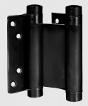 D&E 100mm Compact Double Action Spring Hinges Matt Black Finish per pair 42.34