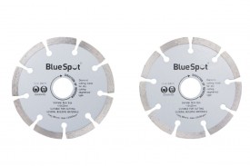 115mm Diamond Dry Cutting Discs Pack of 2 BlueSpot 19547 6.53