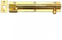 Barrel Bolt 100mm Necked Brass 4.26