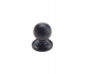 Foxcote Foundries FF32 Round Cupboard Knob Black Antique 3.66