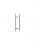 Fulton & Bray186mm T Bar Cabinet Handle 128mm Centres Brushed Nickel 1.56