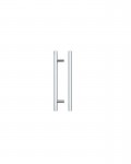 Fulton & Bray186mm T Bar Cabinet Handle 128mm Centres Polished Chrome 1.56