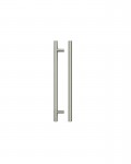 Fulton & Bray 252mm T Bar Cabinet Handle 192mm Centres Brushed Nickel 1.92